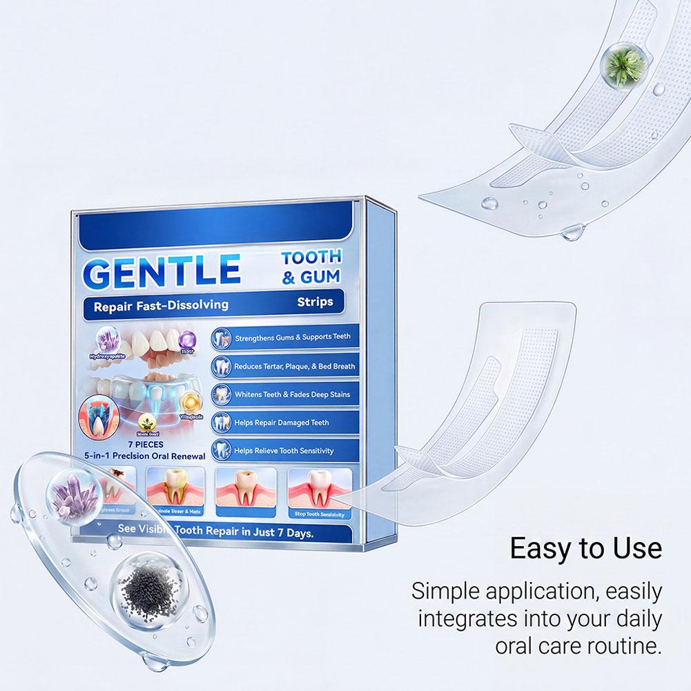 Teeth Whitening Fast - Strip Pemutih Gigi Tipis Nyaman Perawatan