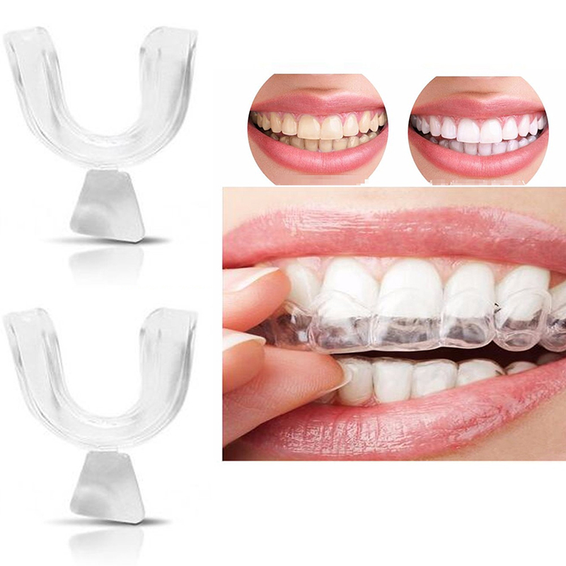 Teeth Whitening Mouth Guard - Pelindung Gigi Silikon Nyaman untuk Malam