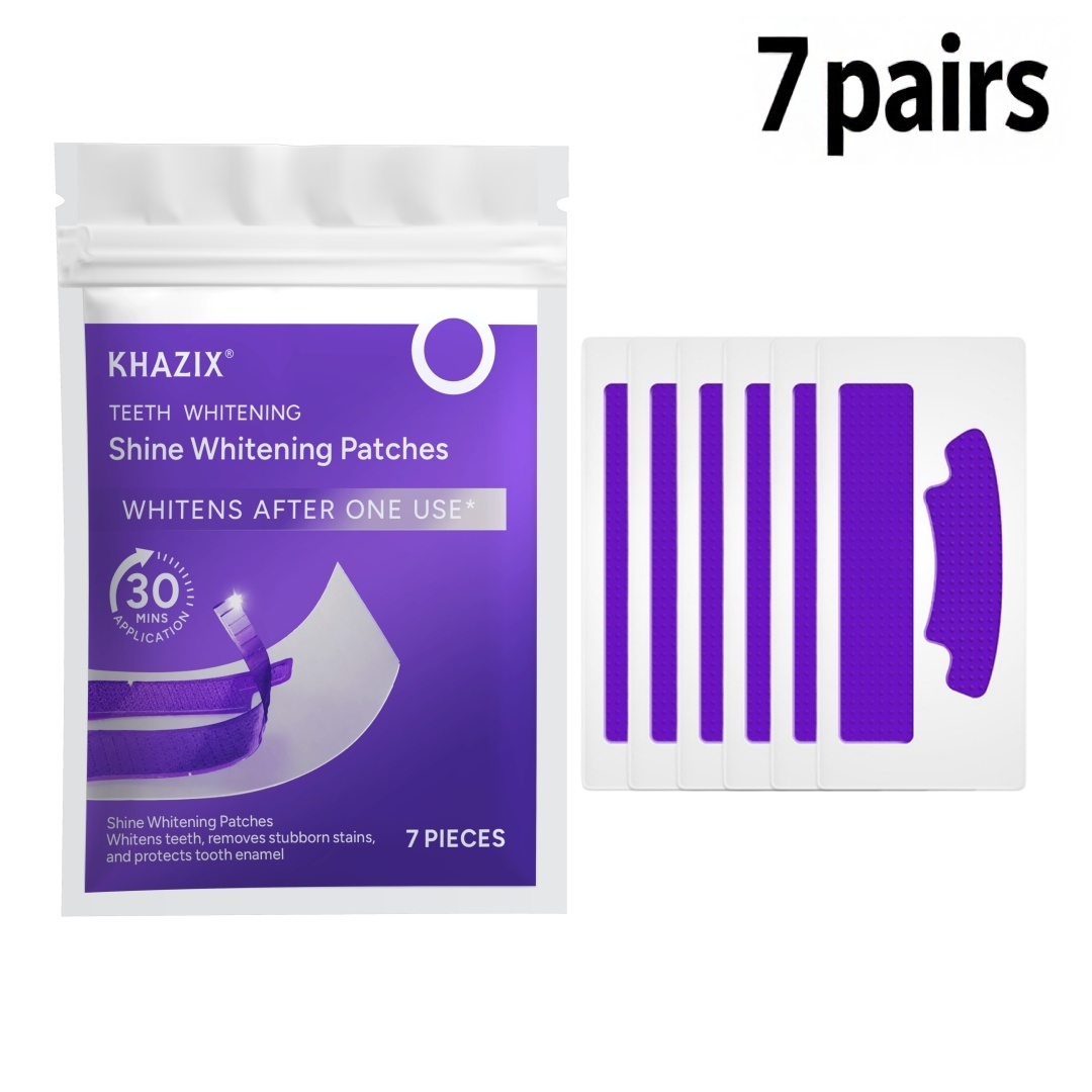 Teeth Whitening Routine - 7 pasang Strip Pemutih Gigi, Plester