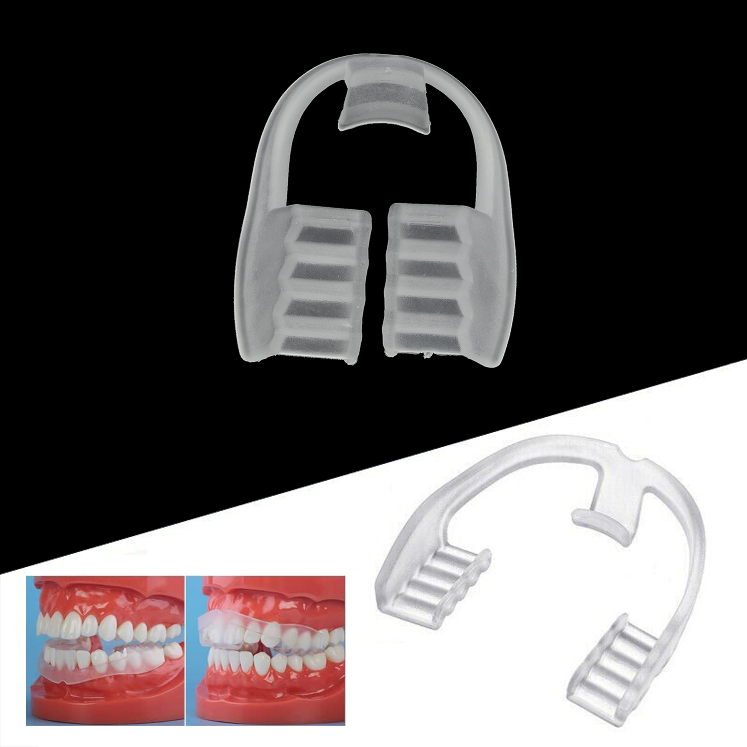 Teeth Whitening Mouth Guard - 2 Buah WELLCK Pelindung Mulut Gigi