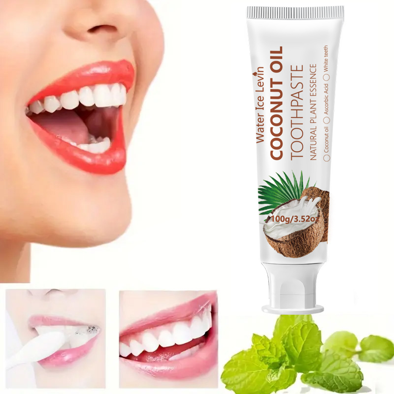 Teeth Whitening With Coconut Oil - Pasta Gigi Minyak Kelapa 100g Esensi