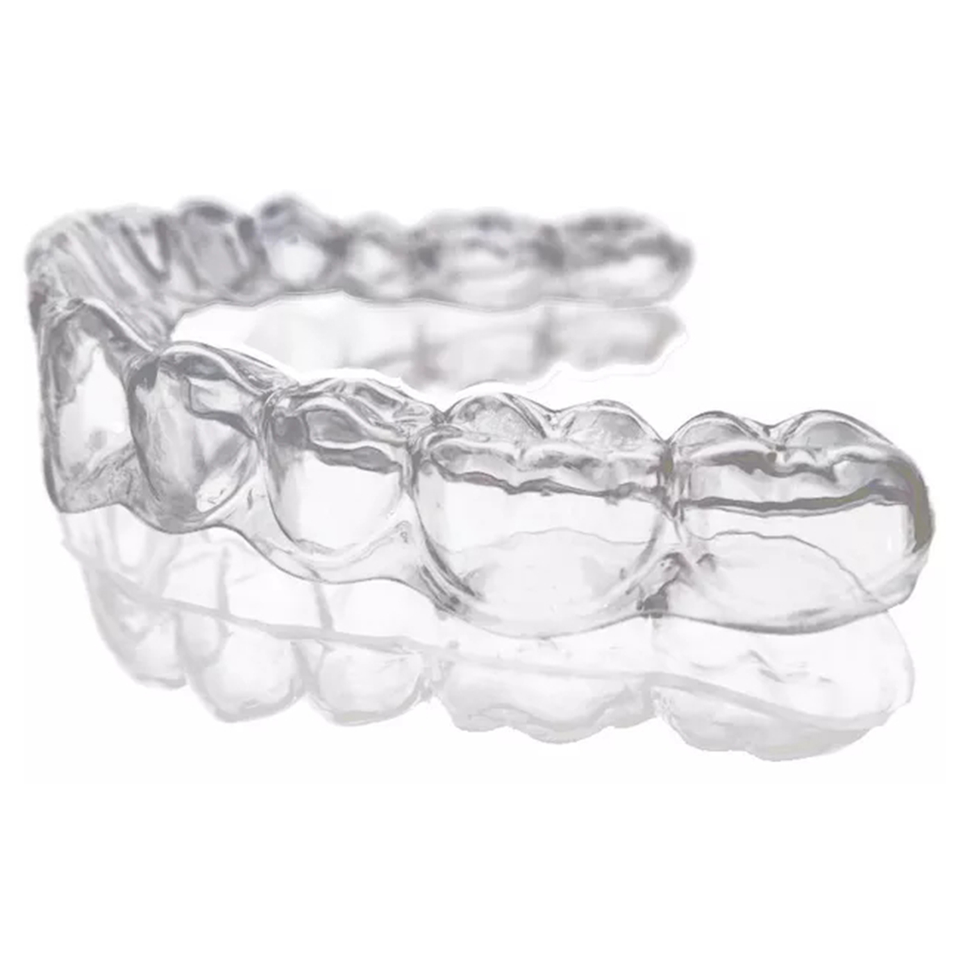 1 Buah/2 Buah Baki Gigi Transp - Teeth Whitening Mouth Guard ulasan dan harga