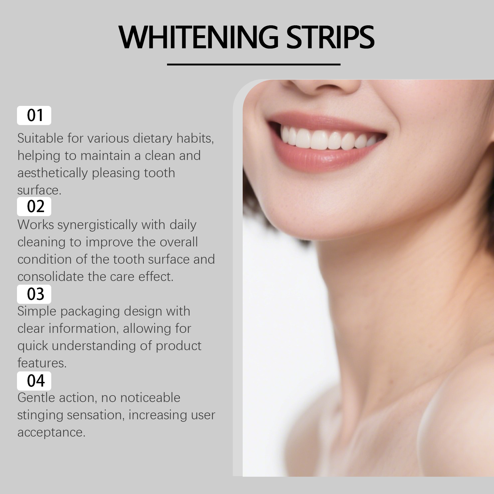 Feimuko Strip Pemutih Gigi Min - Teeth Whitening With Coconut Oil ulasan dan harga