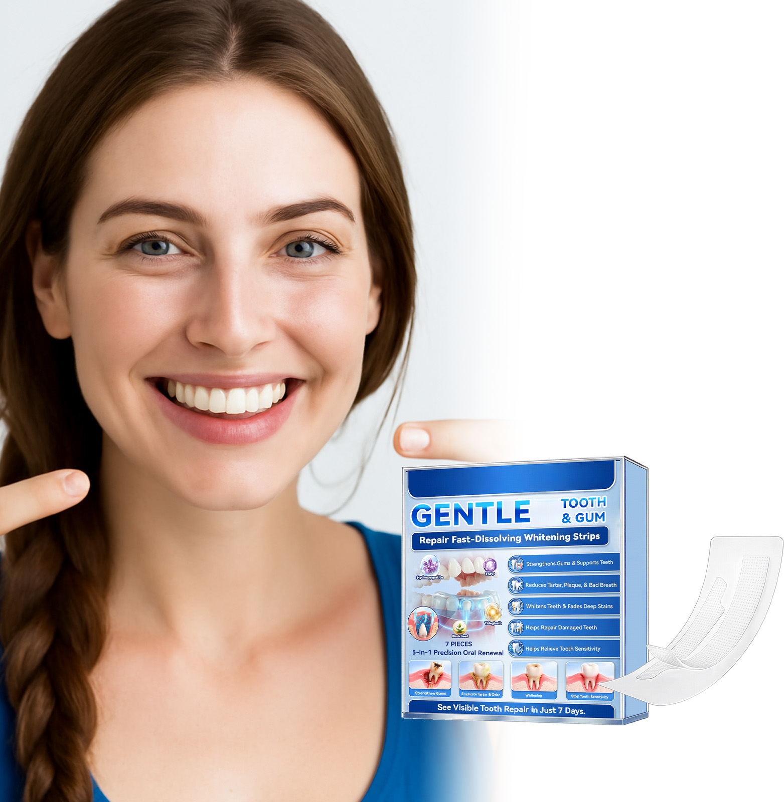 Strip Pemutih Gigi Hasil Cepat - Teeth Whitening Fast ulasan dan harga