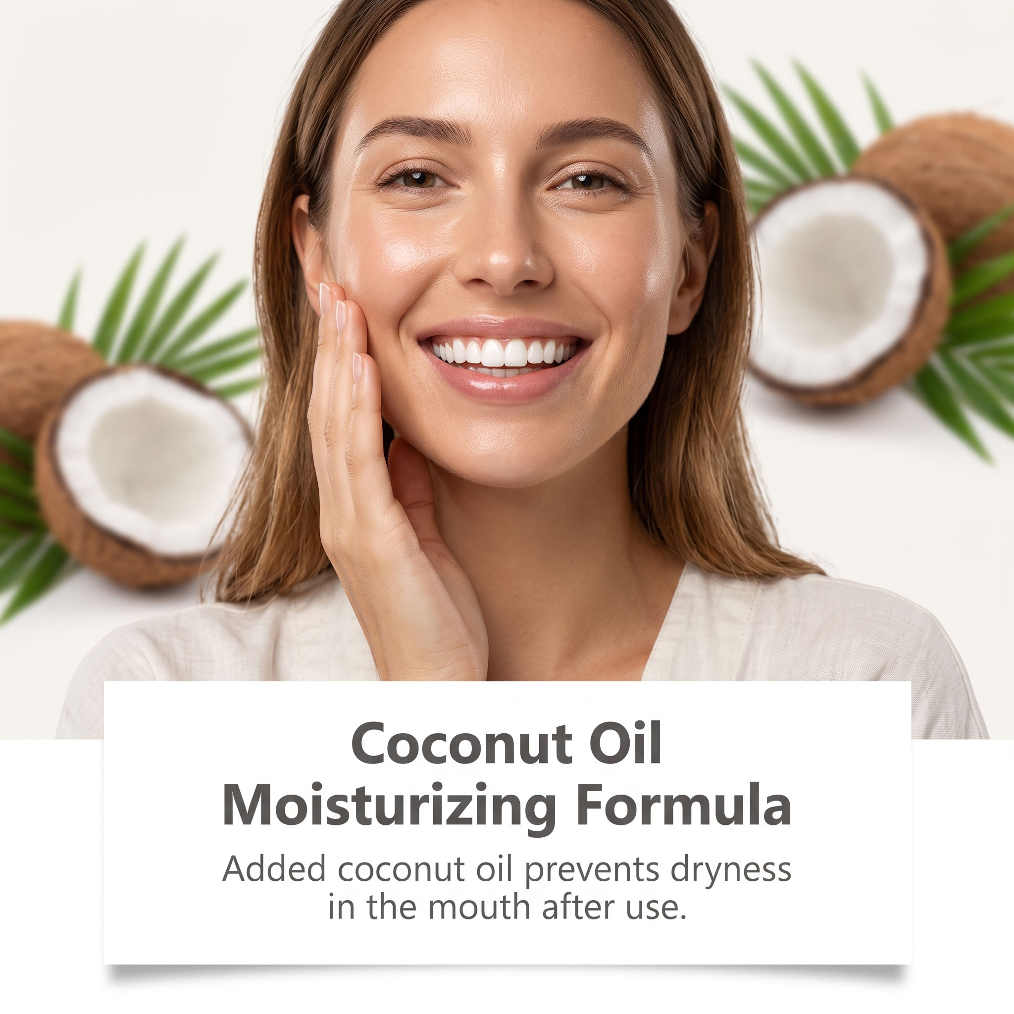 Strip Pemutih Gigi Oralhoe den - Teeth Whitening With Coconut Oil ulasan dan harga