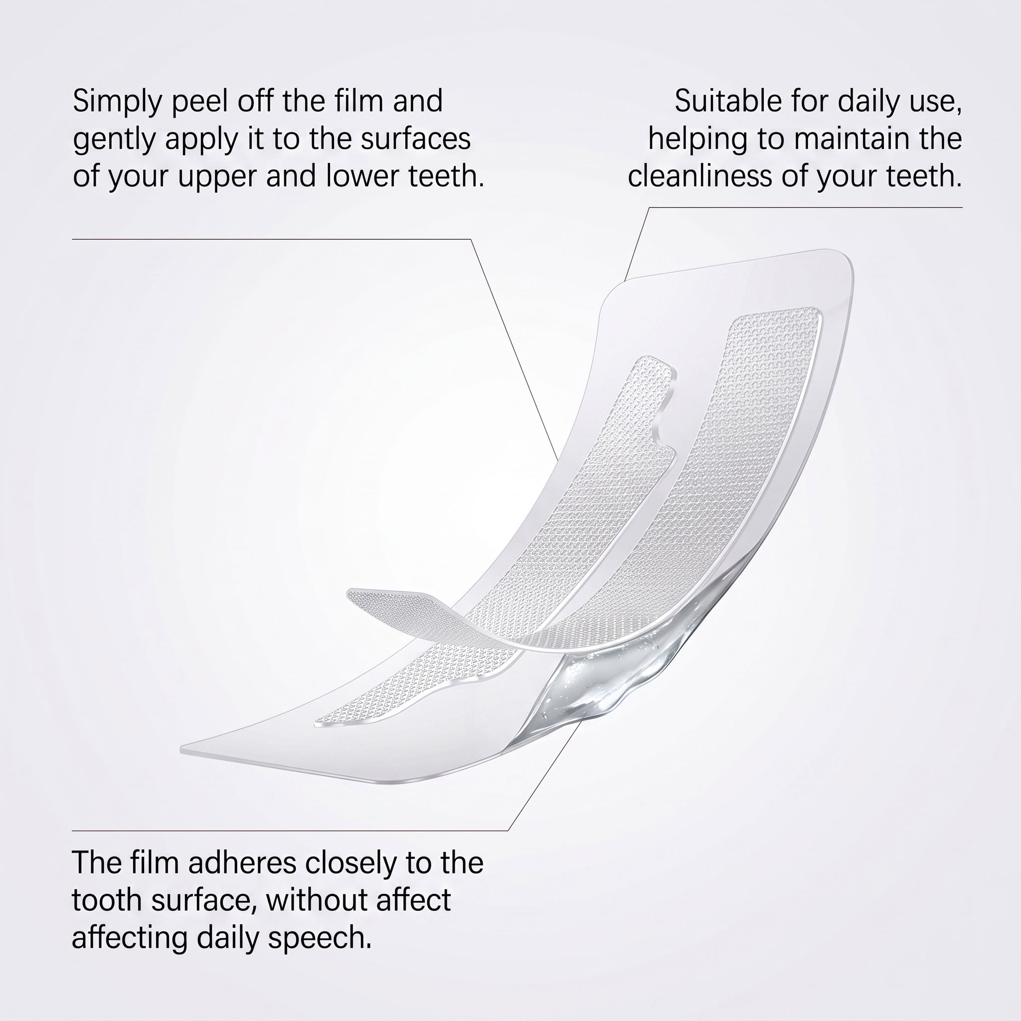 Strip Pemutih Gigi Oralhoe den - Teeth Whitening With Coconut Oil ulasan dan harga