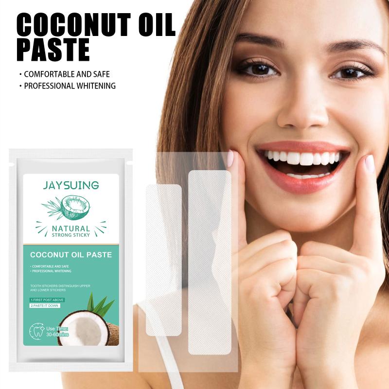 Strip Pemutih Gigi Minyak Kela - Teeth Whitening With Coconut Oil ulasan dan harga