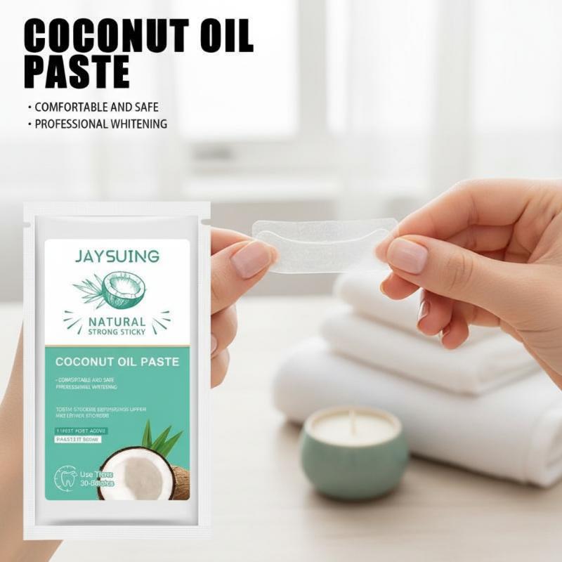 Strip Pemutih Gigi Minyak Kela - Teeth Whitening With Coconut Oil ulasan dan harga