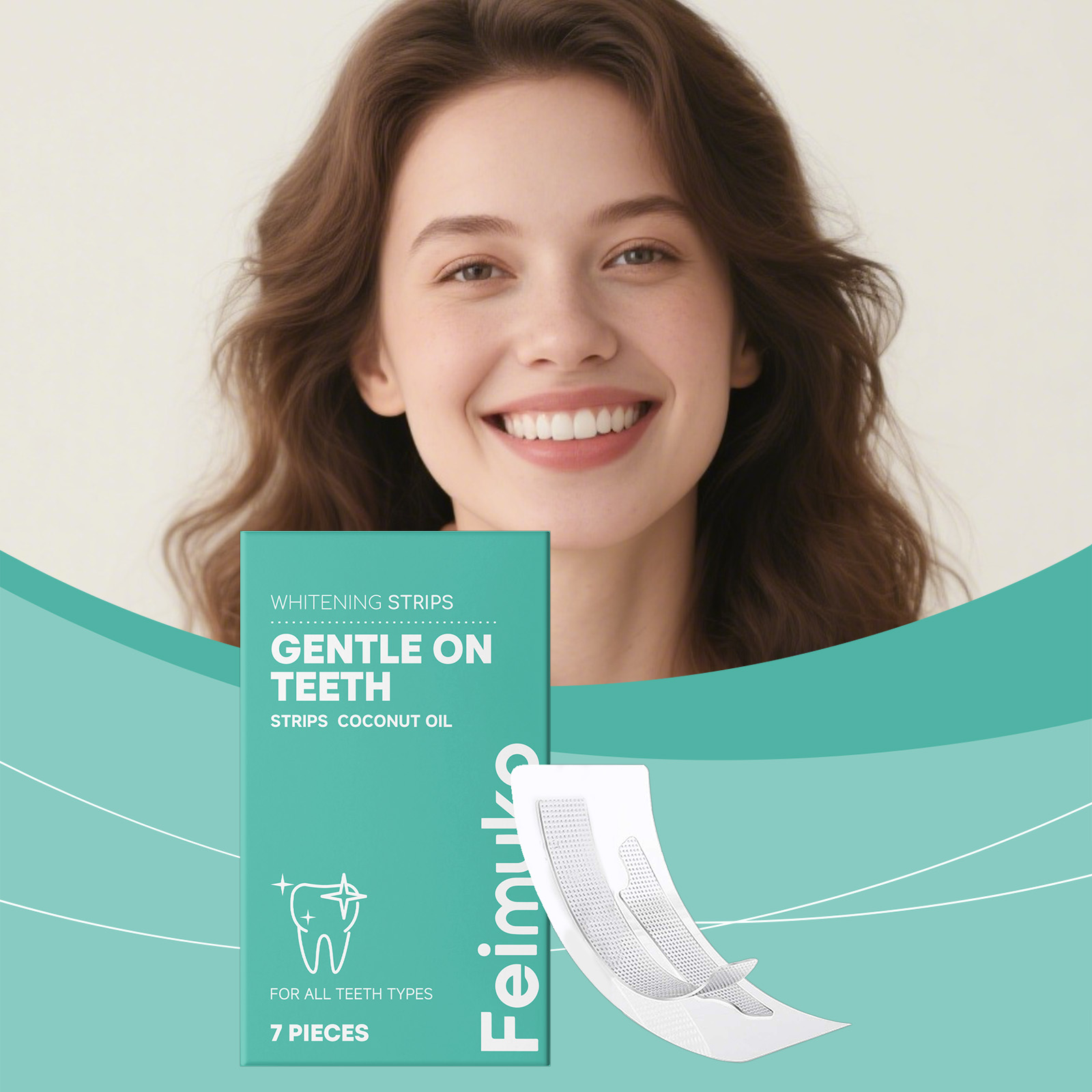 Strip Pemutih Gigi Minyak Kela - Teeth Whitening With Coconut Oil ulasan dan harga