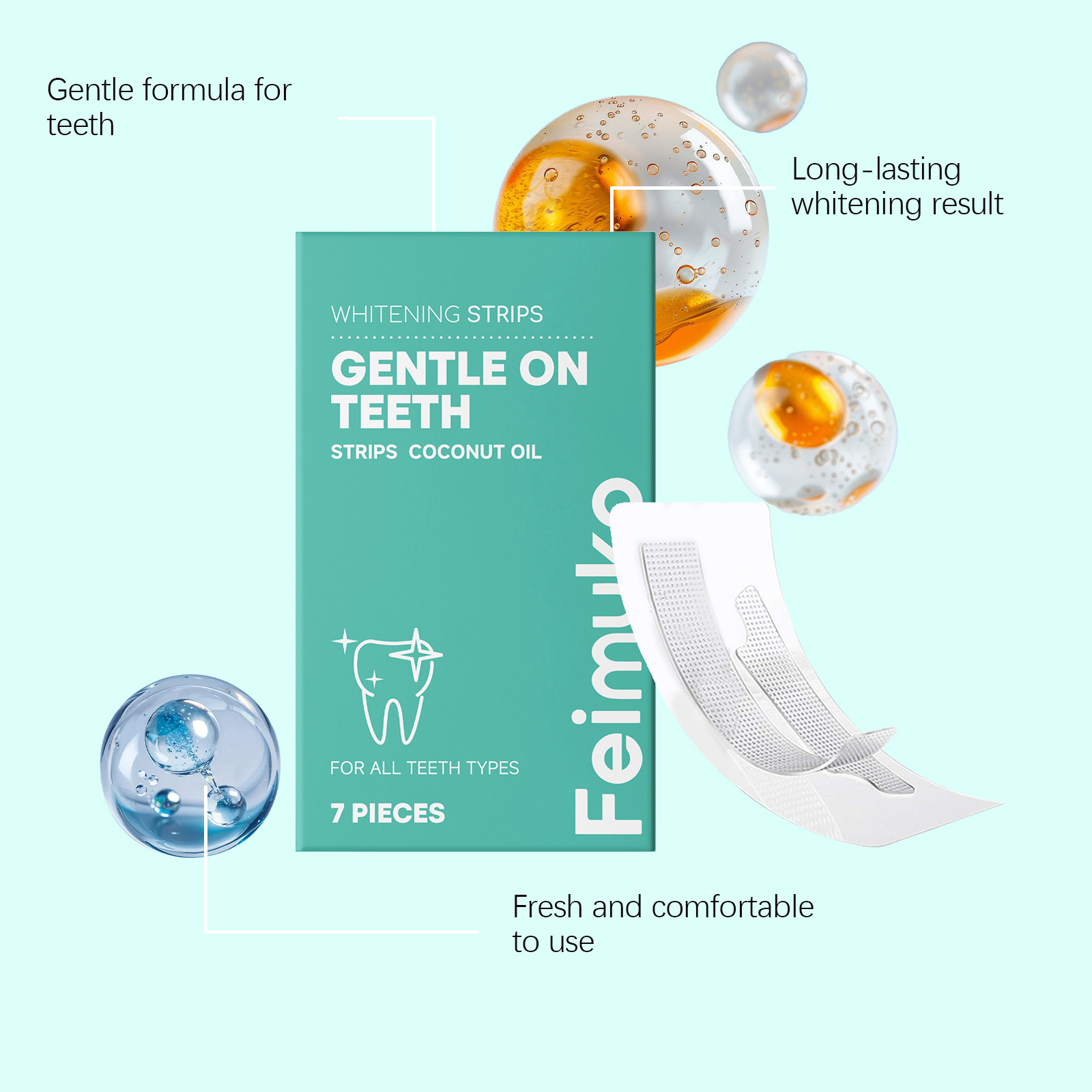Strip Pemutih Gigi Minyak Kela - Teeth Whitening With Coconut Oil ulasan dan harga